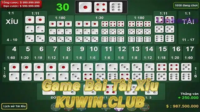 Game Bài Tài Xỉu KUWIN