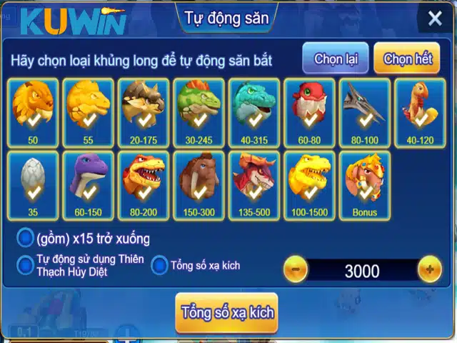 Muc Tiêu Săn Mồi Của Game